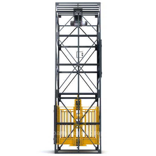 Грузовой шахтный подъемник - Подъемник для склада