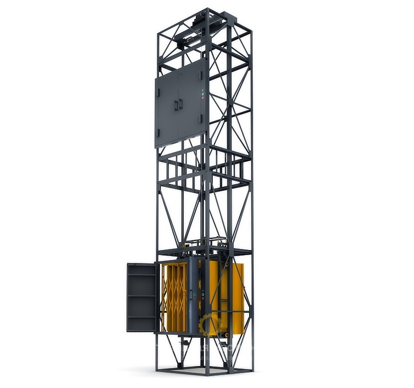 Малый лифт на 100-200 кг, сервисная высота на остановках - Малые грузовые лифты